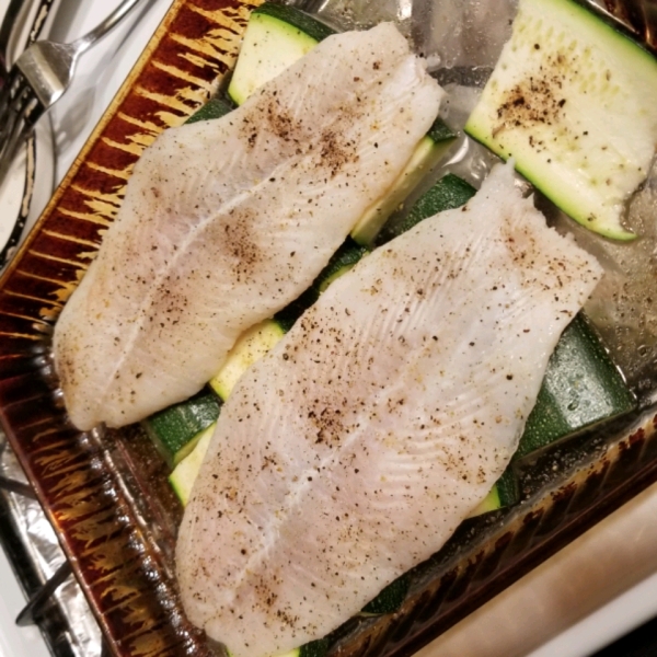 Baked Fish Dinner For Two