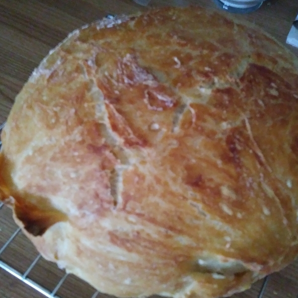 No-Knead Country Bread