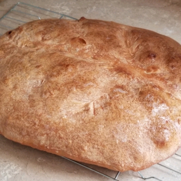 No-Knead Country Bread