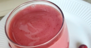 Vegan Cranberry Banana Smoothie