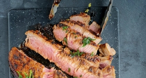 Miso-Glazed Skirt Steak