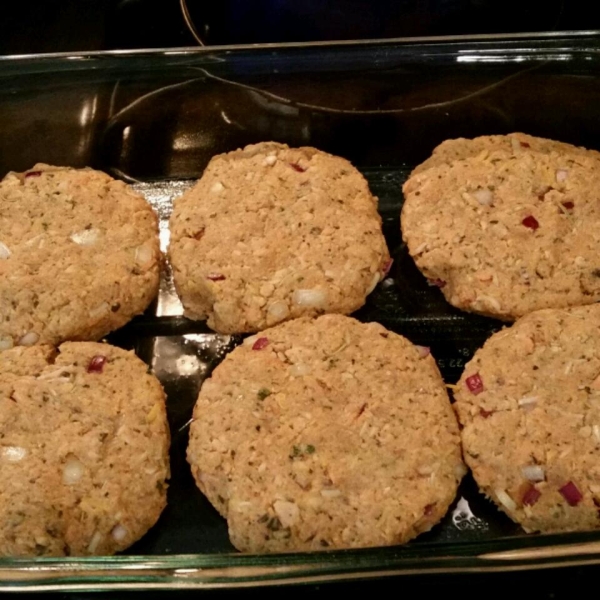 Salmon Rosemary Burgers