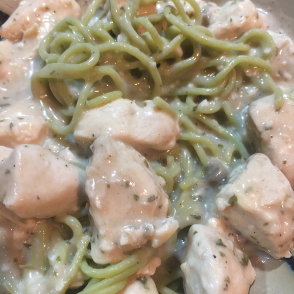 Healthy Creamy Chicken and Pasta