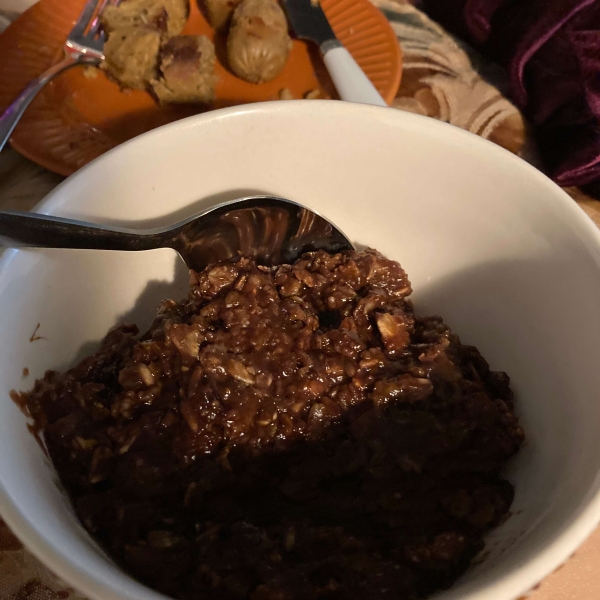 Healthy German Chocolate Cake Oatmeal