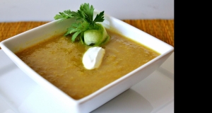 Curried Apple and Leek Soup