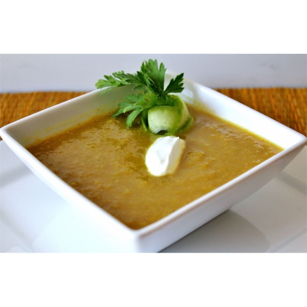 Curried Apple and Leek Soup