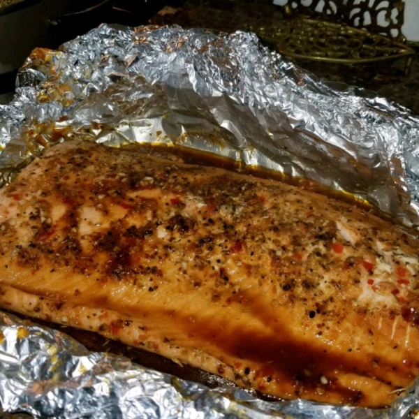 Chile Garlic BBQ Salmon