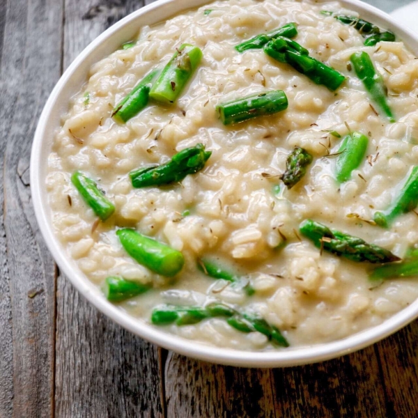 Instant Pot Asparagus Risotto