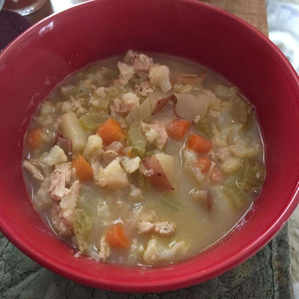 Nichole's Chicken Cauliflower Soup