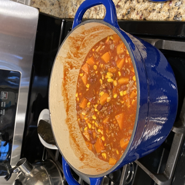 Butternut Squash and Turkey Chili