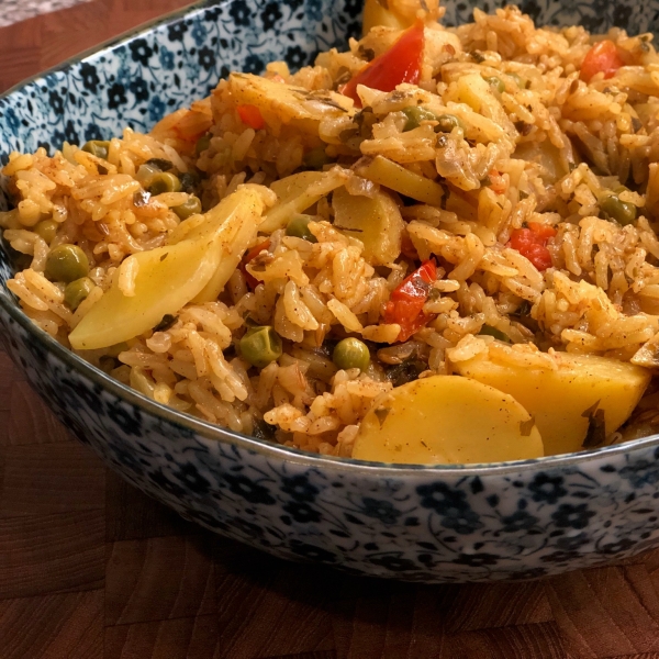 Instant Pot® Pudina Pulao (Mint Rice)