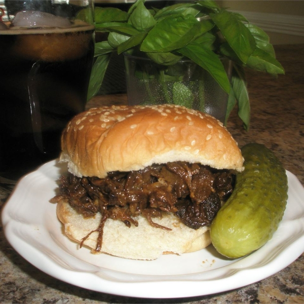 Healthier BBQ Pork for Sandwiches