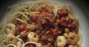 Shrimp Spaghetti with Tomato Sauce