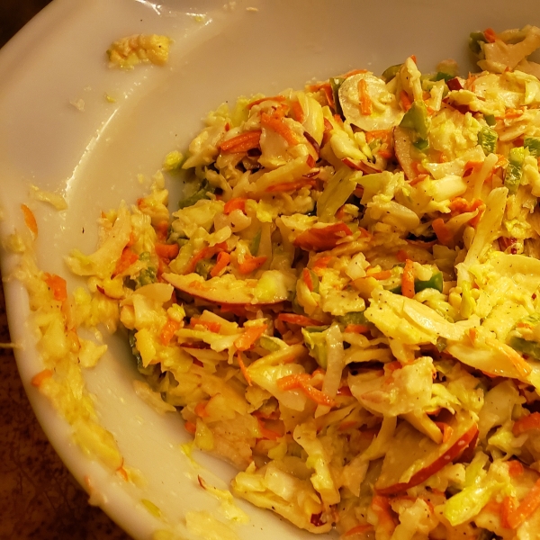 Easy Apple Coleslaw