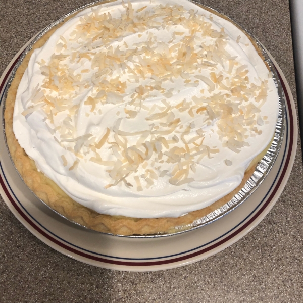 Old Fashioned Coconut Cream Pie