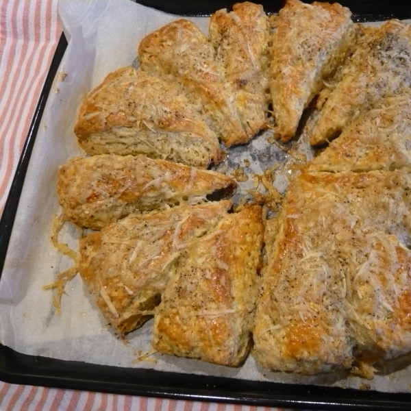 Savory Lemon Dill Parmesan Scones