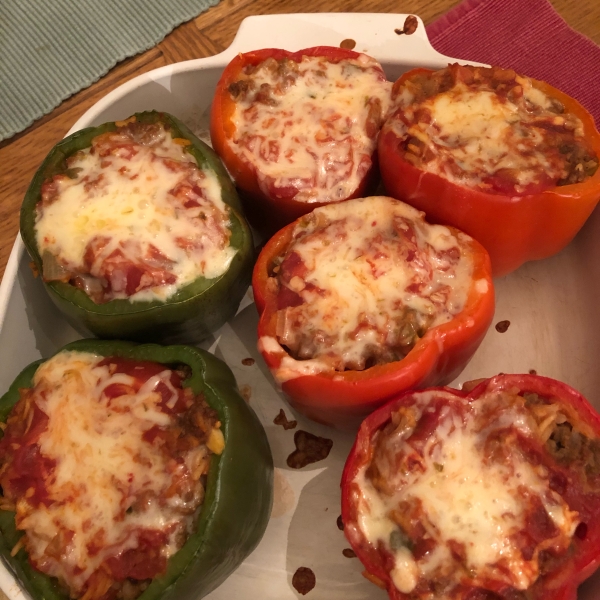 Di's Stuffed Green Peppers