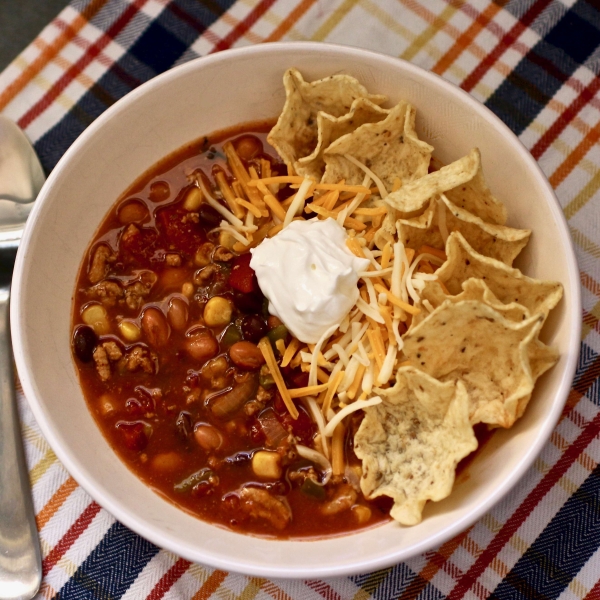 Slow Cooker Taco Turkey Soup