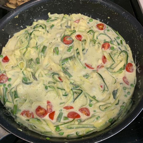 Zucchini Noodle Alfredo