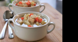 Chicken, Rice, and Vegetable Soup