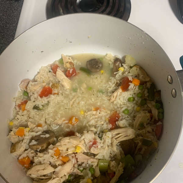 Chicken, Rice, and Vegetable Soup