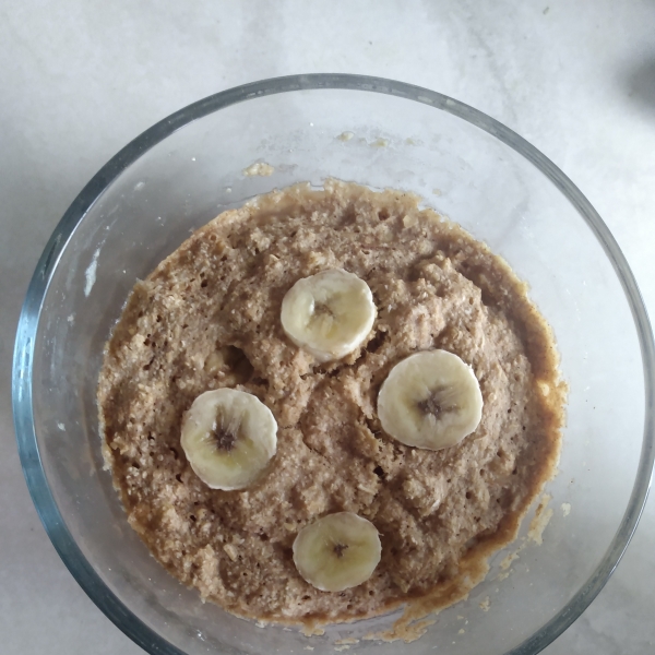 Microwave Banana Baked Oats