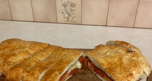 Meat and Veggie Stromboli