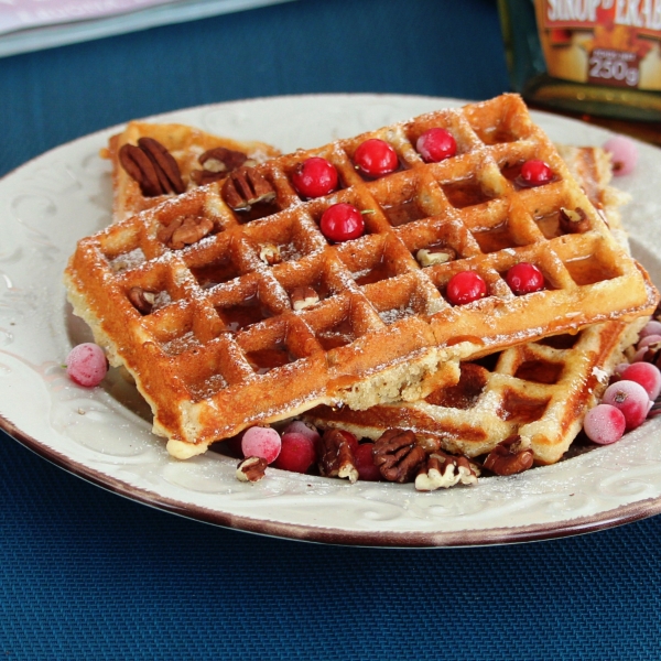 Lower-Carb Waffles