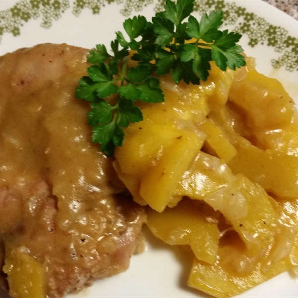 Squash and Pork Chops