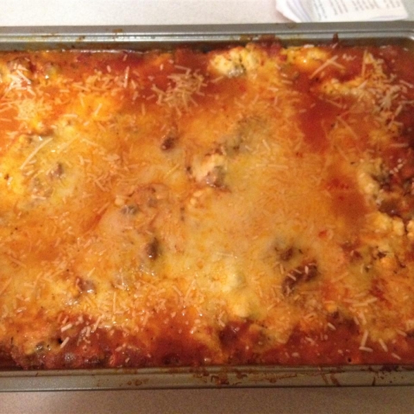 Grammy's Overnight Lasagna