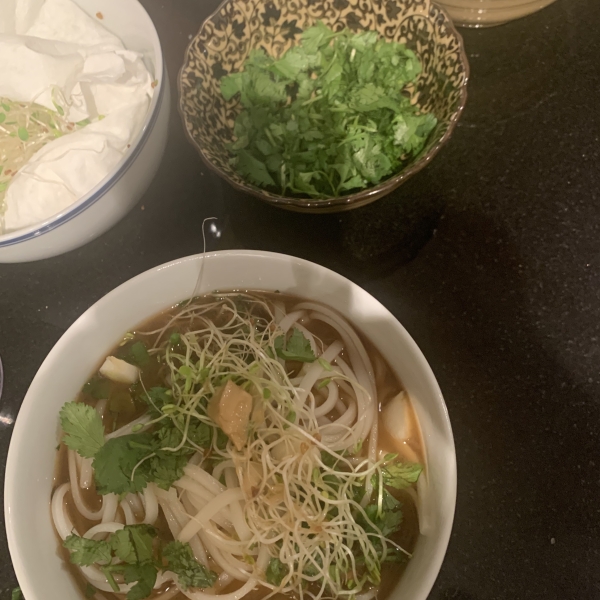 Vegetarian Pho (Vietnamese Noodle Soup)