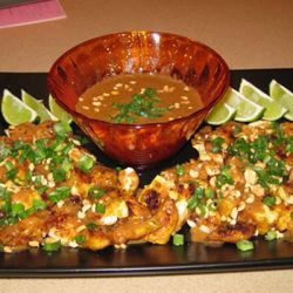 Thai Chicken Bites With Dipping Sauce