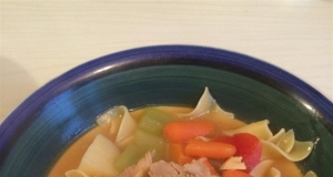 Hearty Turkey Soup with Parsley Dumplings