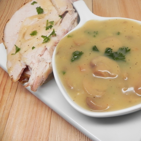 Parsley-Mushroom Gravy