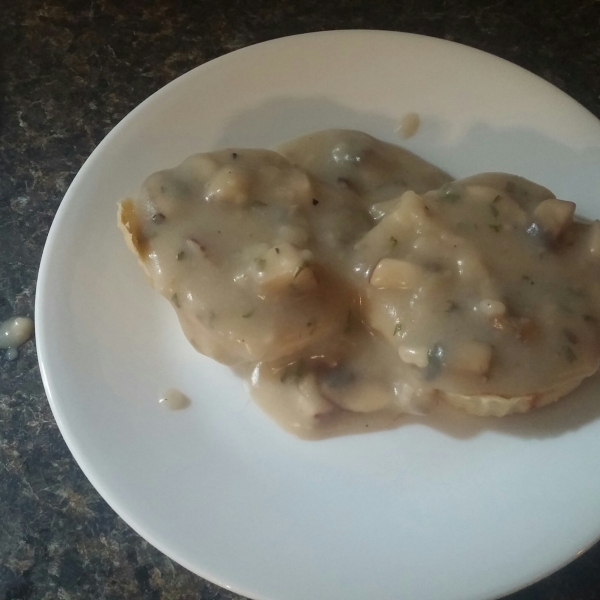 Parsley-Mushroom Gravy