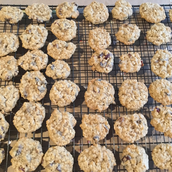 Cranberry Orange Oat Cookies