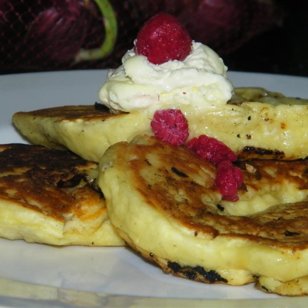 Banana-White Chocolate Pancakes