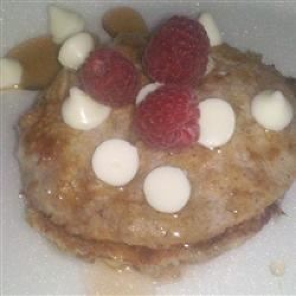 Banana-White Chocolate Pancakes