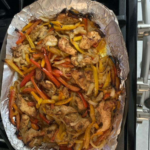 Sheet Pan Chicken Fajitas