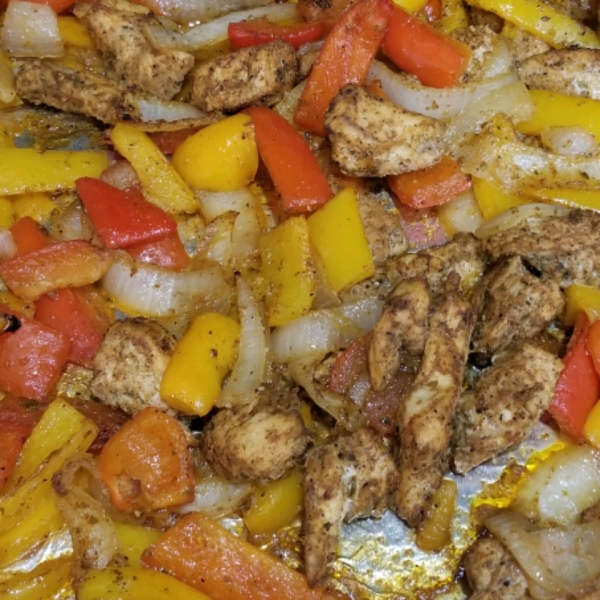 Sheet Pan Chicken Fajitas