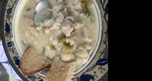 Greek Avgolemono Chicken Soup