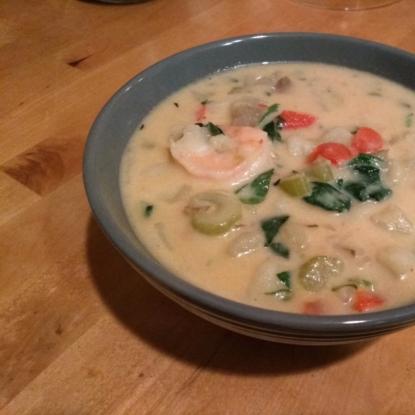 Cajun Shrimp Potato Chowder