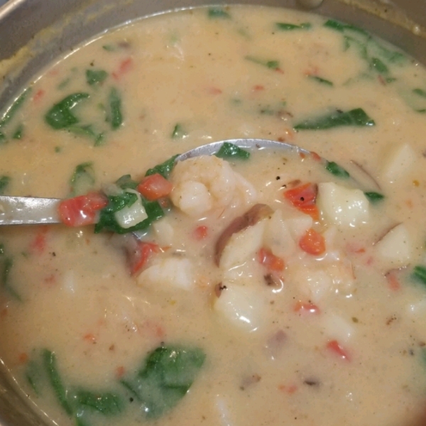 Cajun Shrimp Potato Chowder