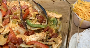Quick and Easy Baked Chicken Fajitas