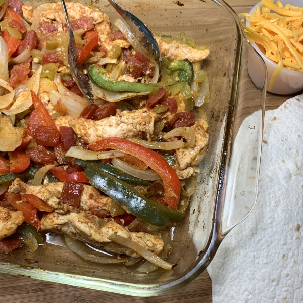 Quick and Easy Baked Chicken Fajitas