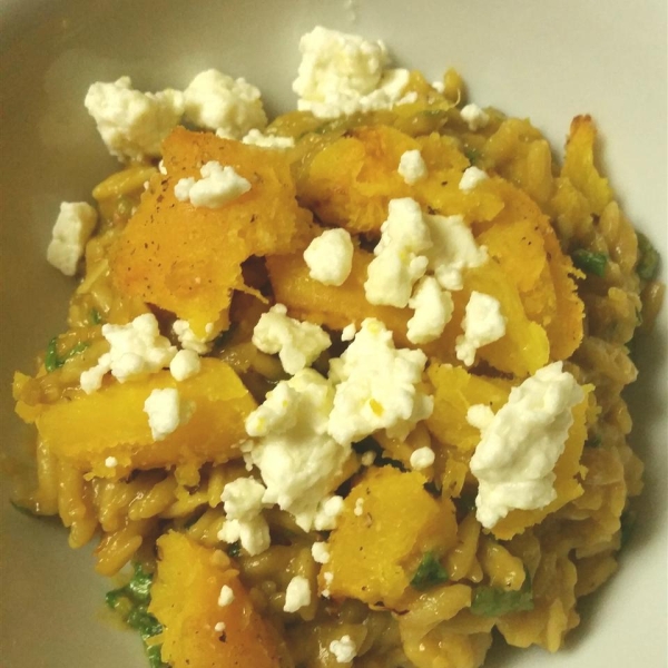 Roast Pumpkin and Feta Risotto