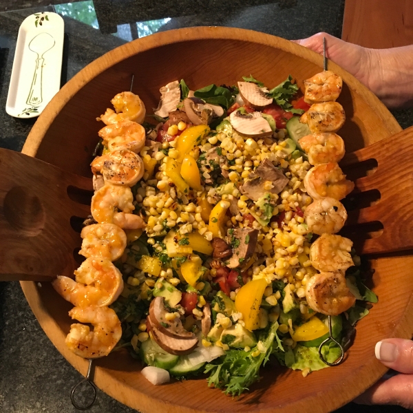 Summer Grilled Shrimp Salad