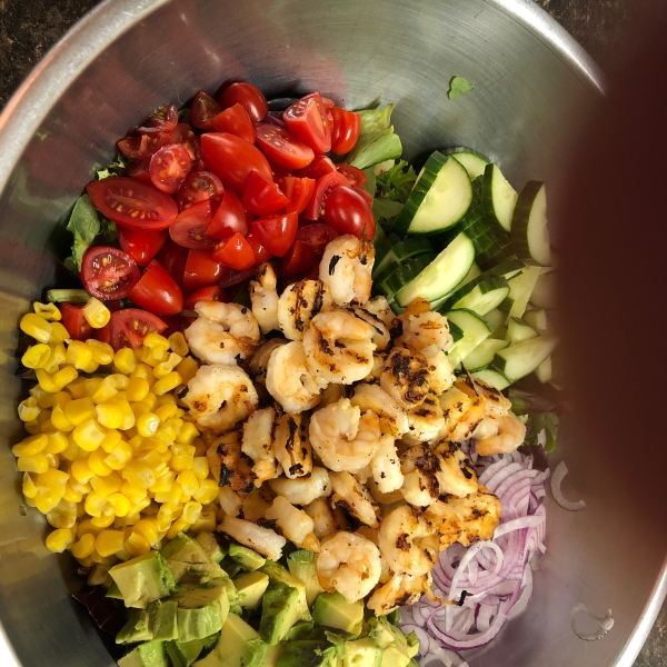 Summer Grilled Shrimp Salad