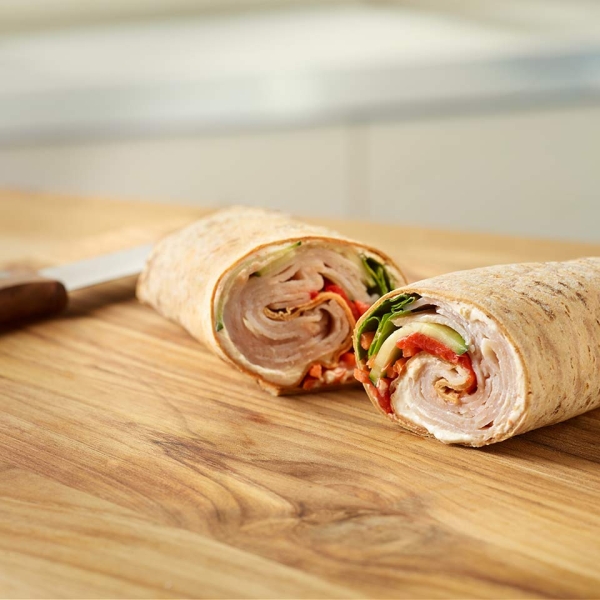 Crispy Vegetable Turkey Wrap