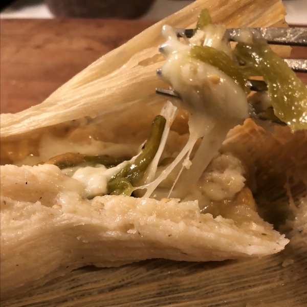 Poblano and Cheese Tamales (Tamales de Rajas con Queso)